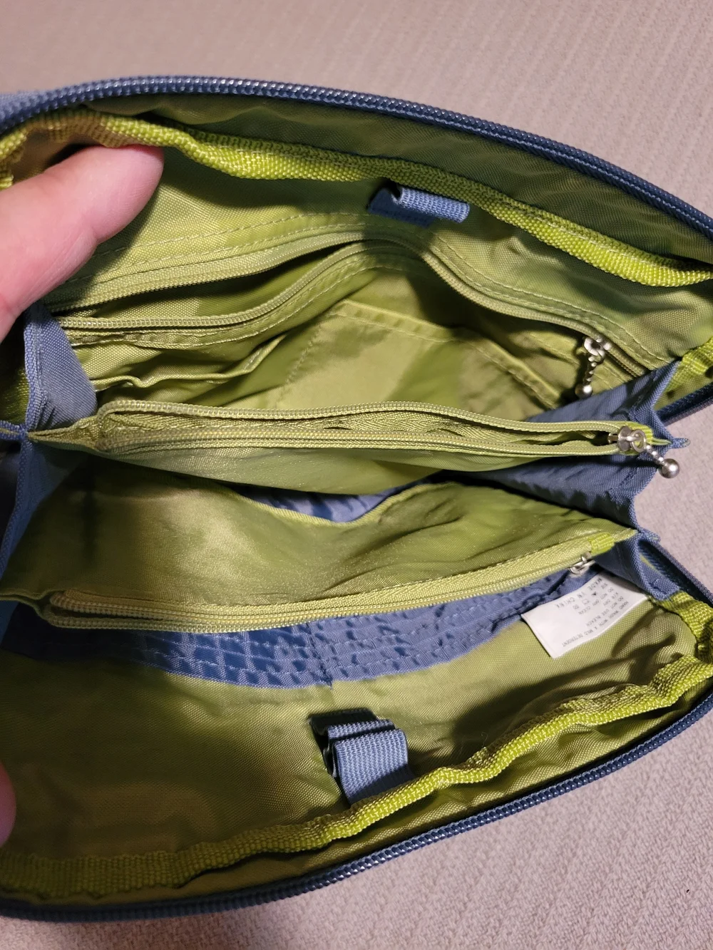 Baggallini Slate Blue Crossbody Pouch